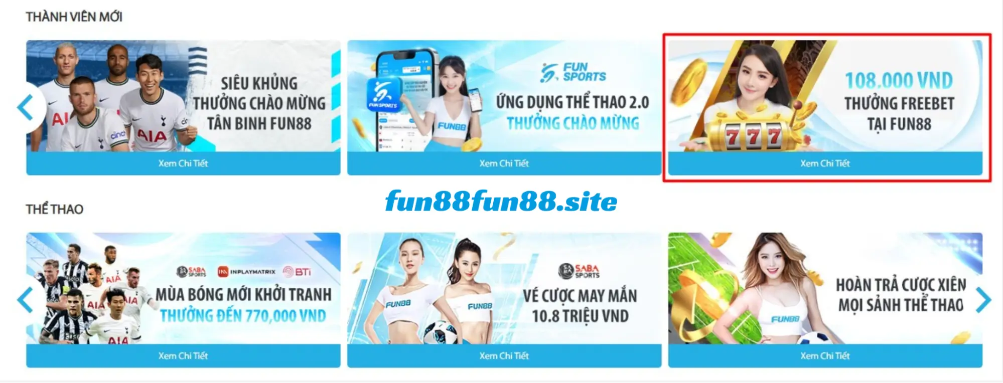 Tham gia Fun88 nhận ngay 108K Freebet