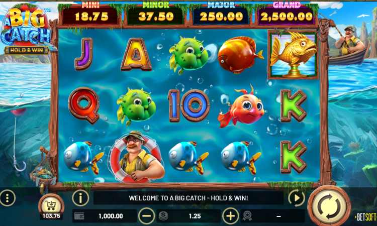 giao diện slot game cú đánh bắt lớn