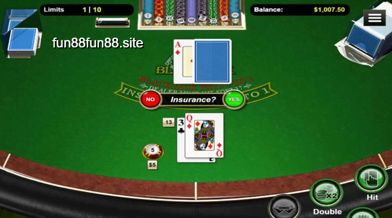 Cược bảo hiểm Blackjack