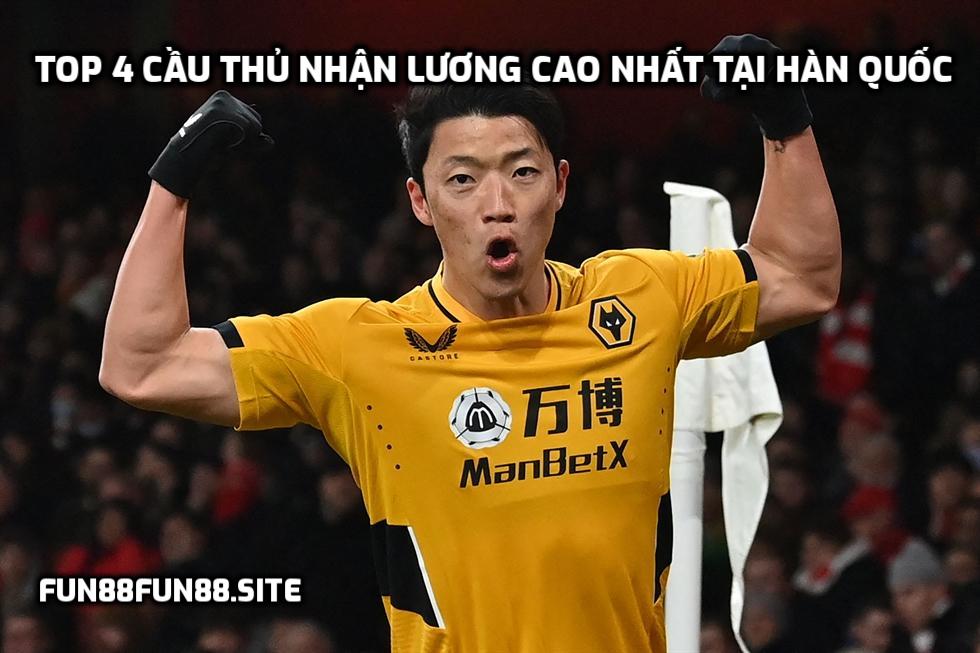 Top 4 cầu thủ nhận lương cao nhất tại Hàn Quốc